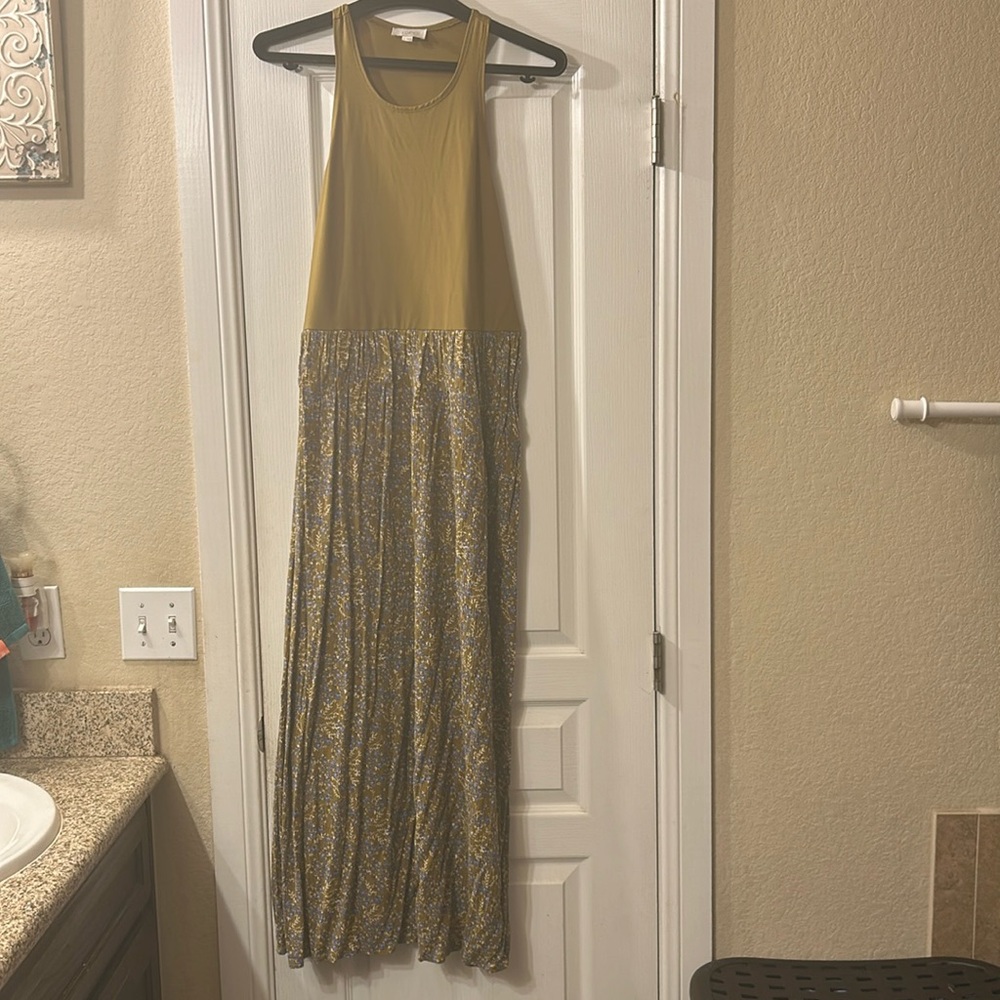 Loft Beach Tank Maxi Dress-Sz Large